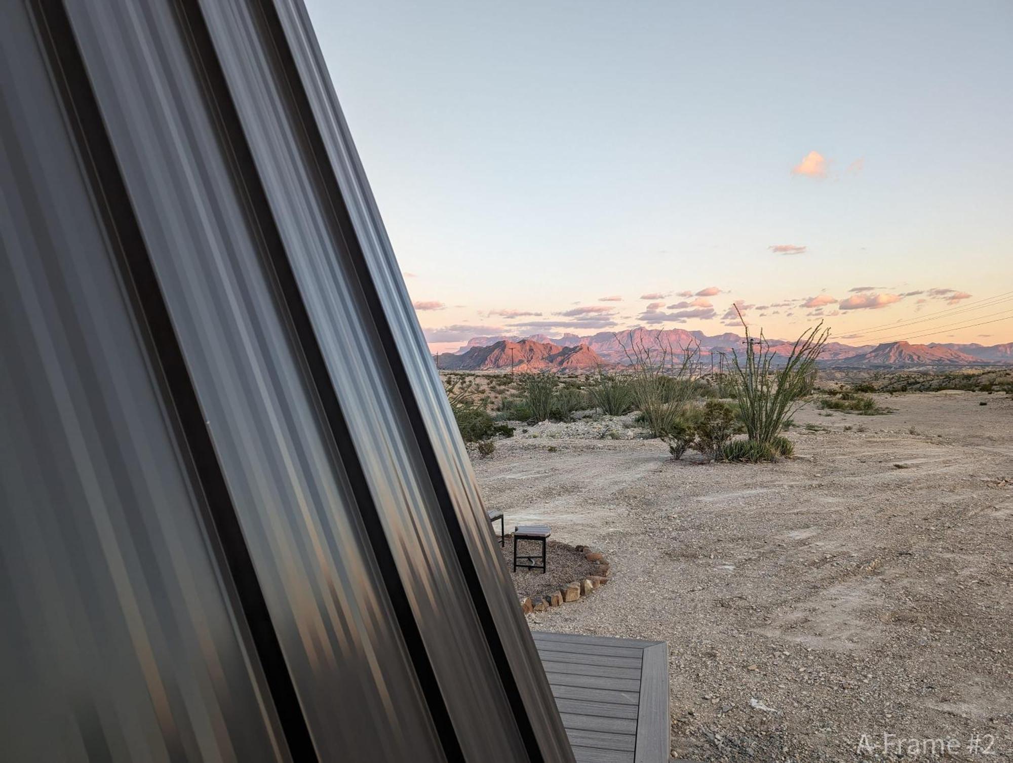 Stardust Big Bend Luxury A-Frame#5 Great Views Villa Terlingua Buitenkant foto