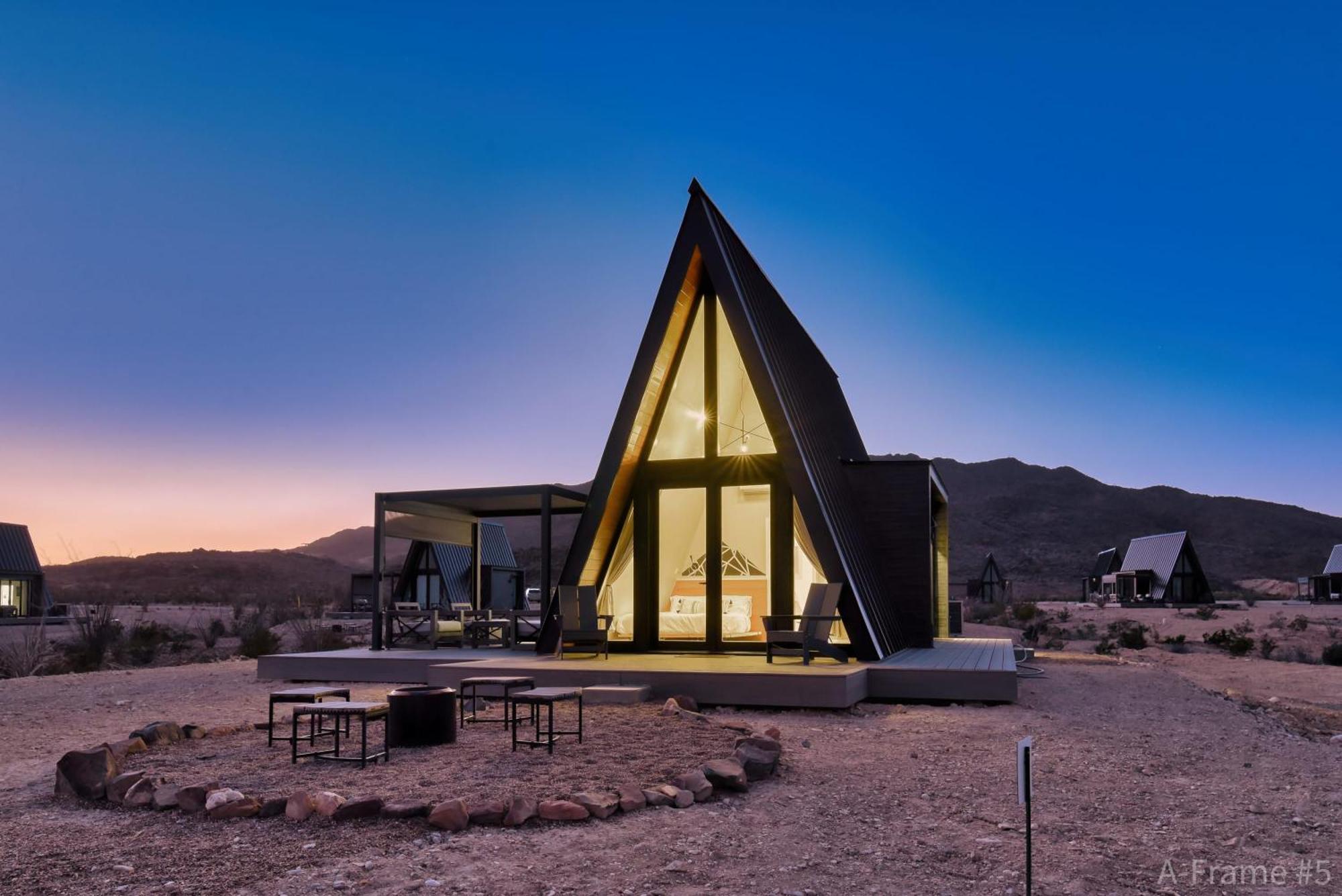 Stardust Big Bend Luxury A-Frame#5 Great Views Villa Terlingua Buitenkant foto