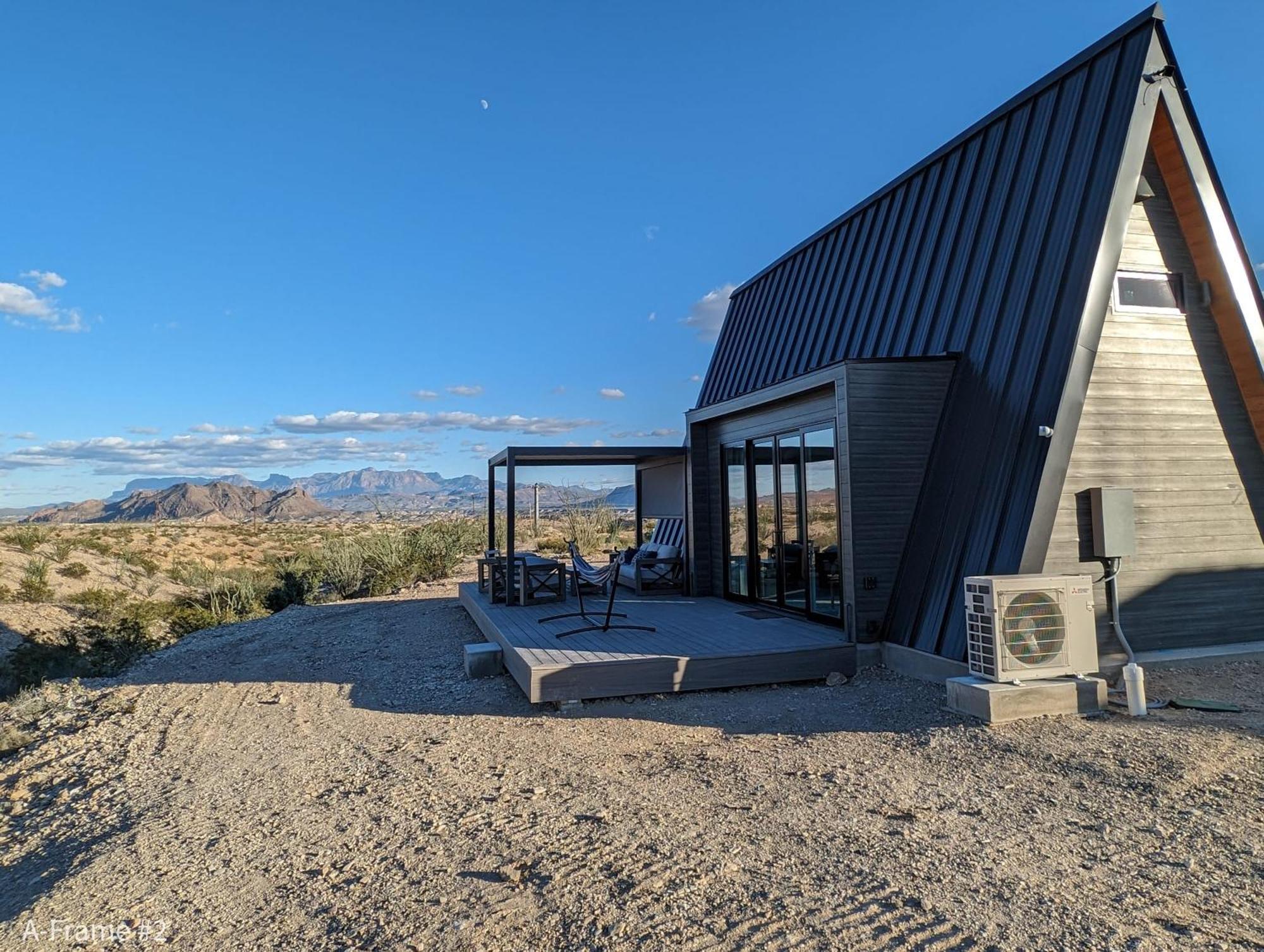 Stardust Big Bend Luxury A-Frame#5 Great Views Villa Terlingua Buitenkant foto