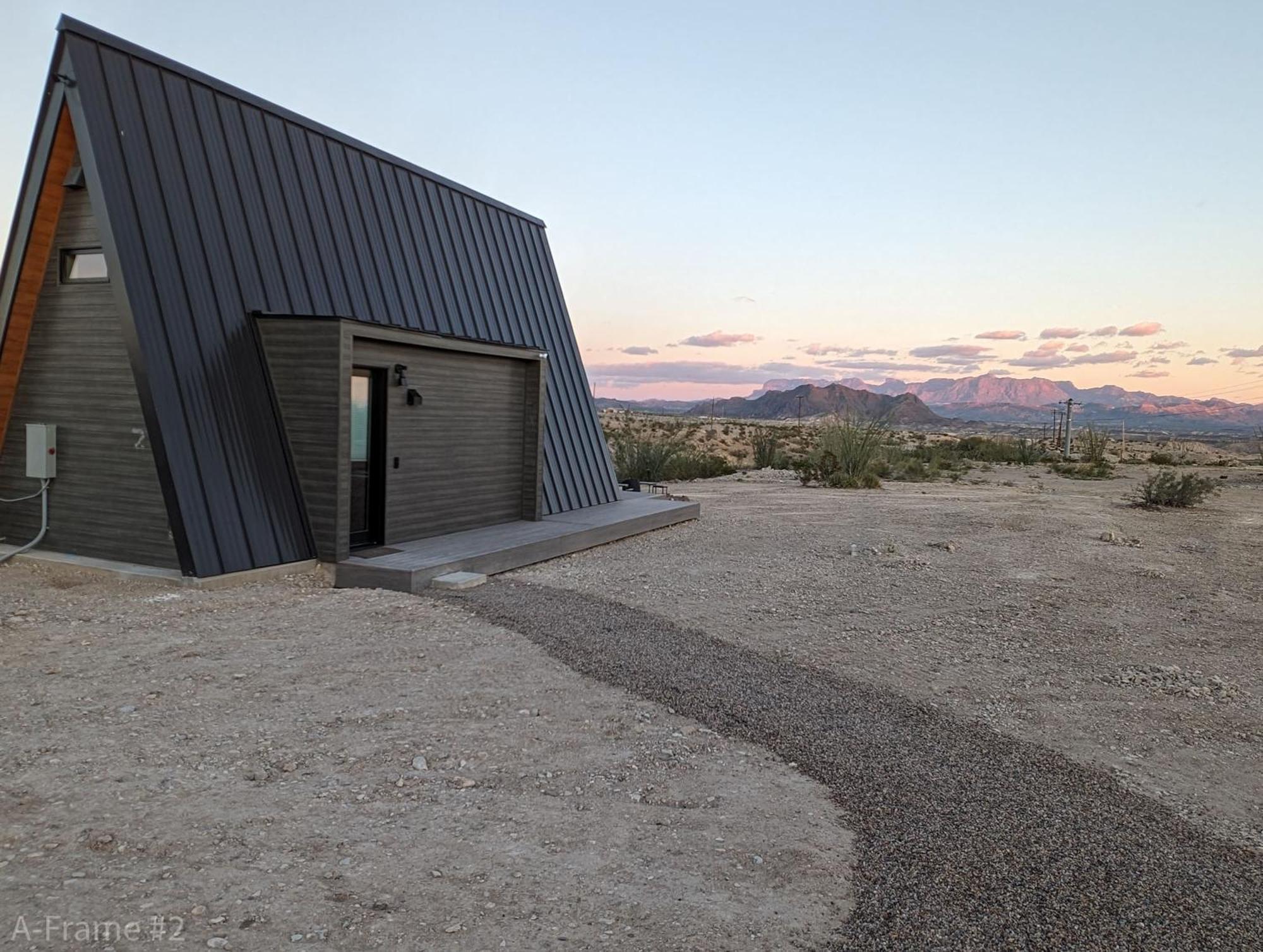 Stardust Big Bend Luxury A-Frame#5 Great Views Villa Terlingua Buitenkant foto