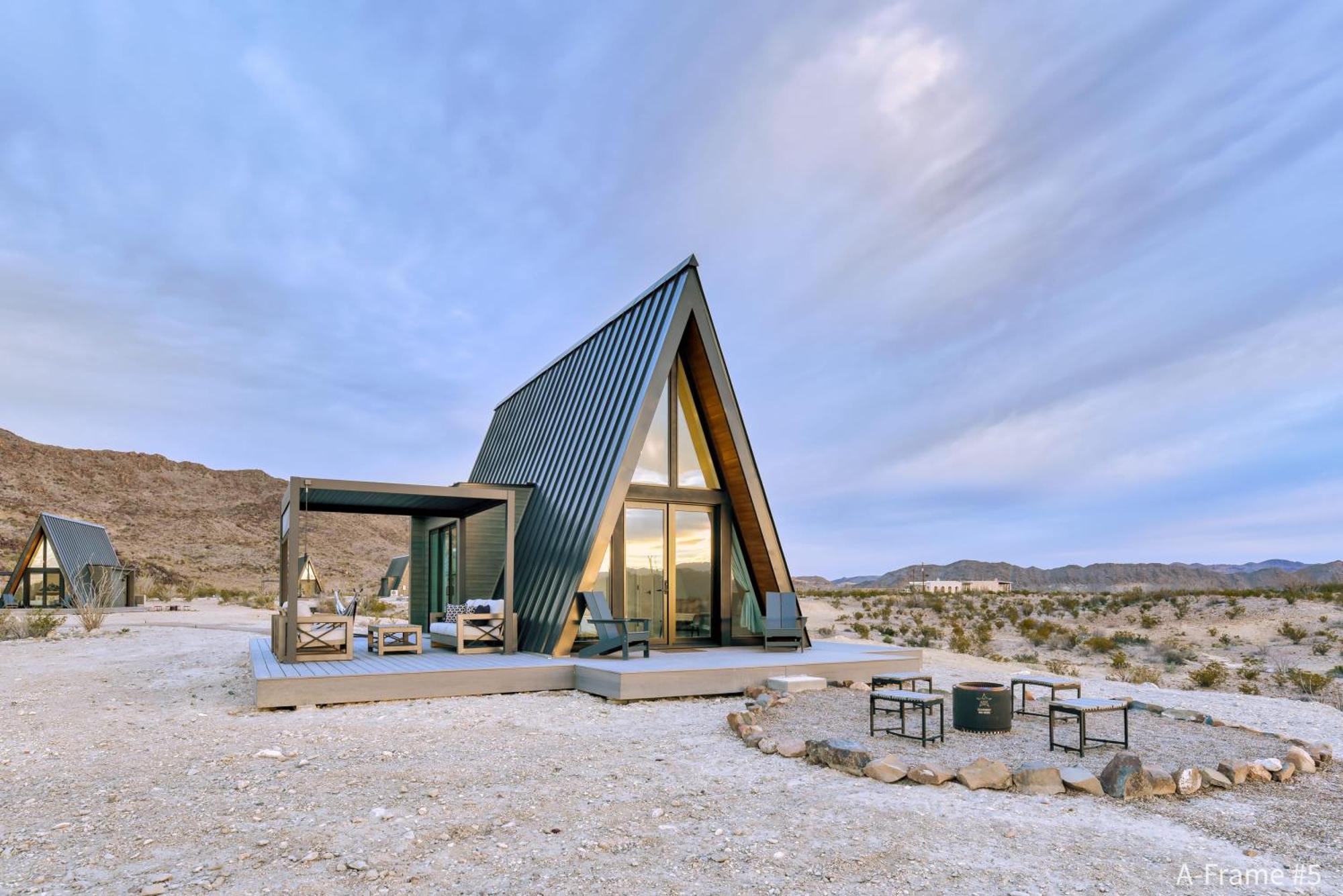 Stardust Big Bend Luxury A-Frame#5 Great Views Villa Terlingua Buitenkant foto