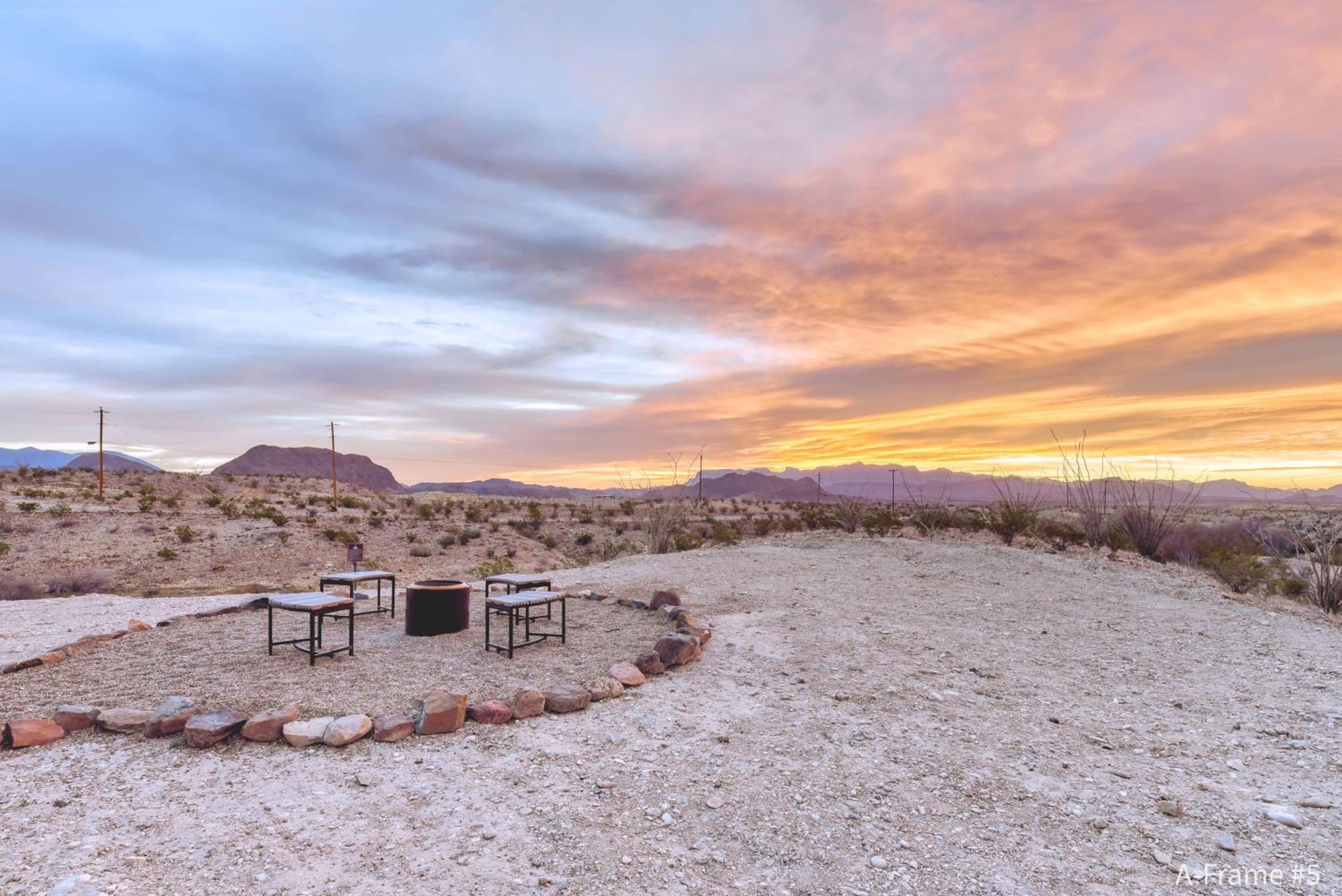 Stardust Big Bend Luxury A-Frame#5 Great Views Villa Terlingua Buitenkant foto