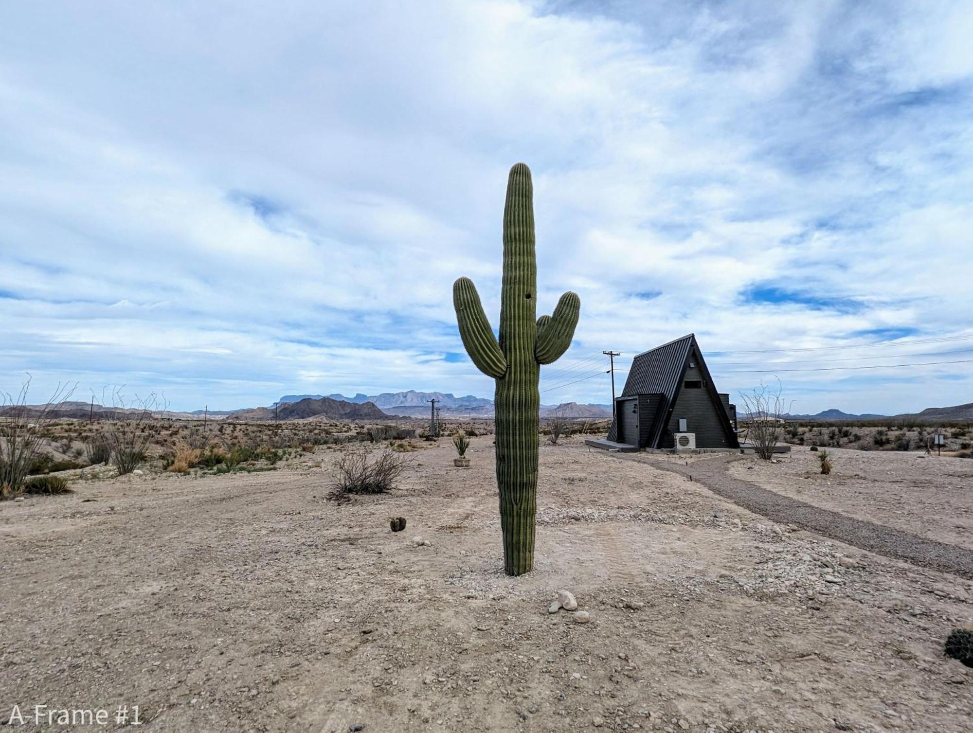 Stardust Big Bend Luxury A-Frame#5 Great Views Villa Terlingua Buitenkant foto