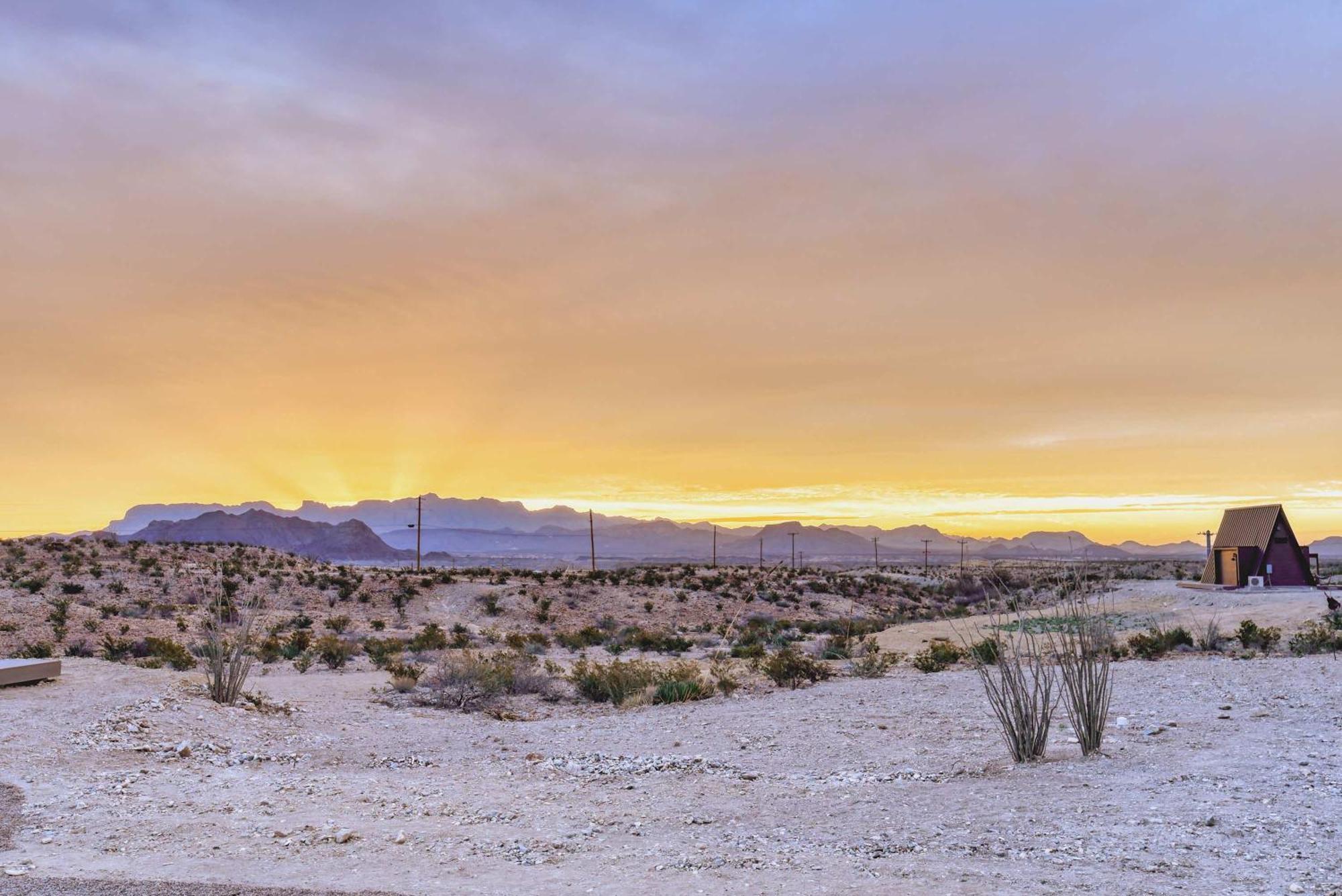 Stardust Big Bend Luxury A-Frame#5 Great Views Villa Terlingua Buitenkant foto