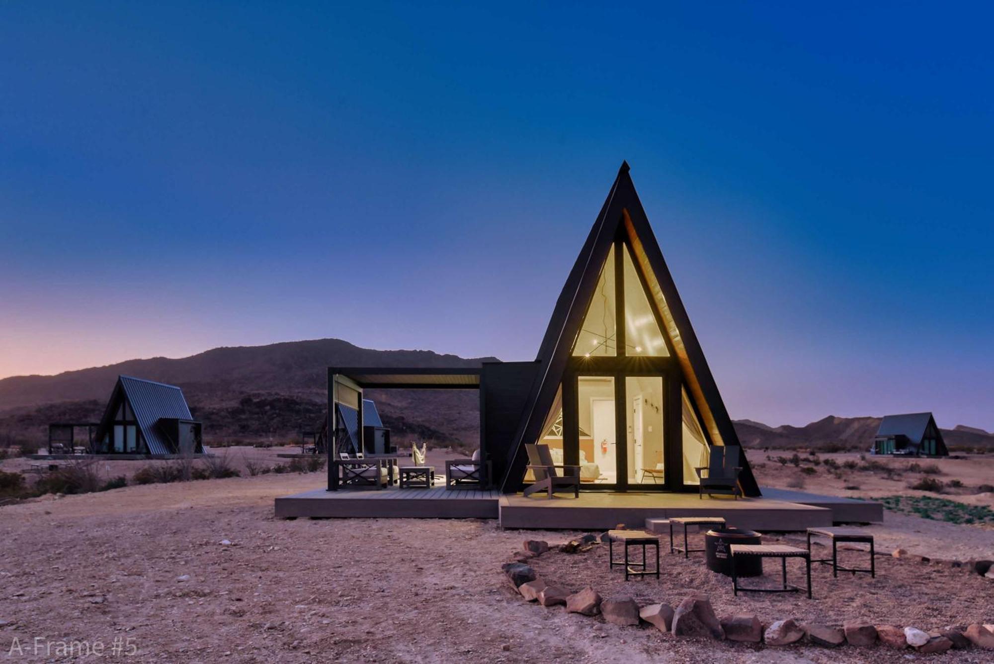 Stardust Big Bend Luxury A-Frame#5 Great Views Villa Terlingua Buitenkant foto