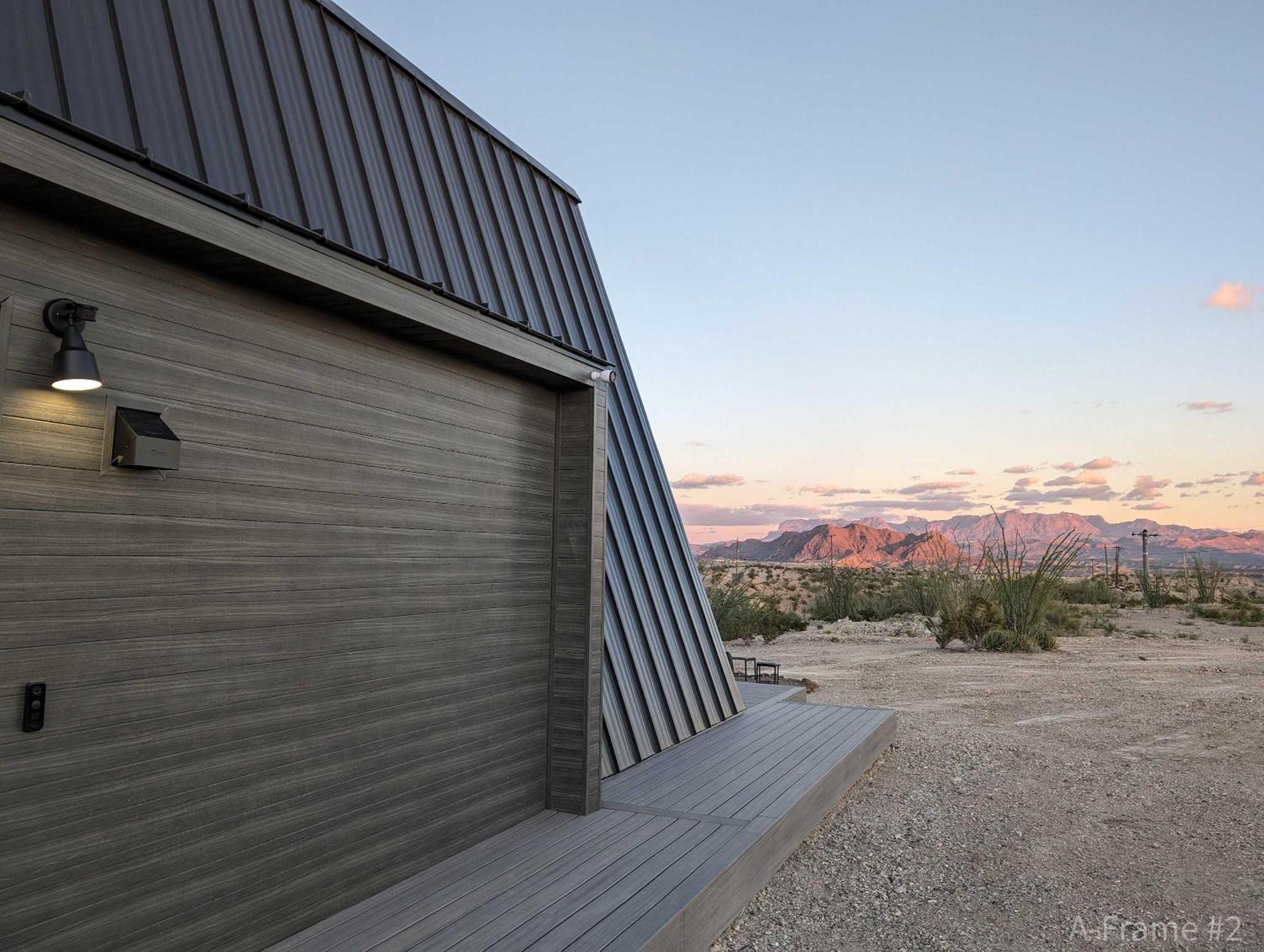 Stardust Big Bend Luxury A-Frame#5 Great Views Villa Terlingua Buitenkant foto