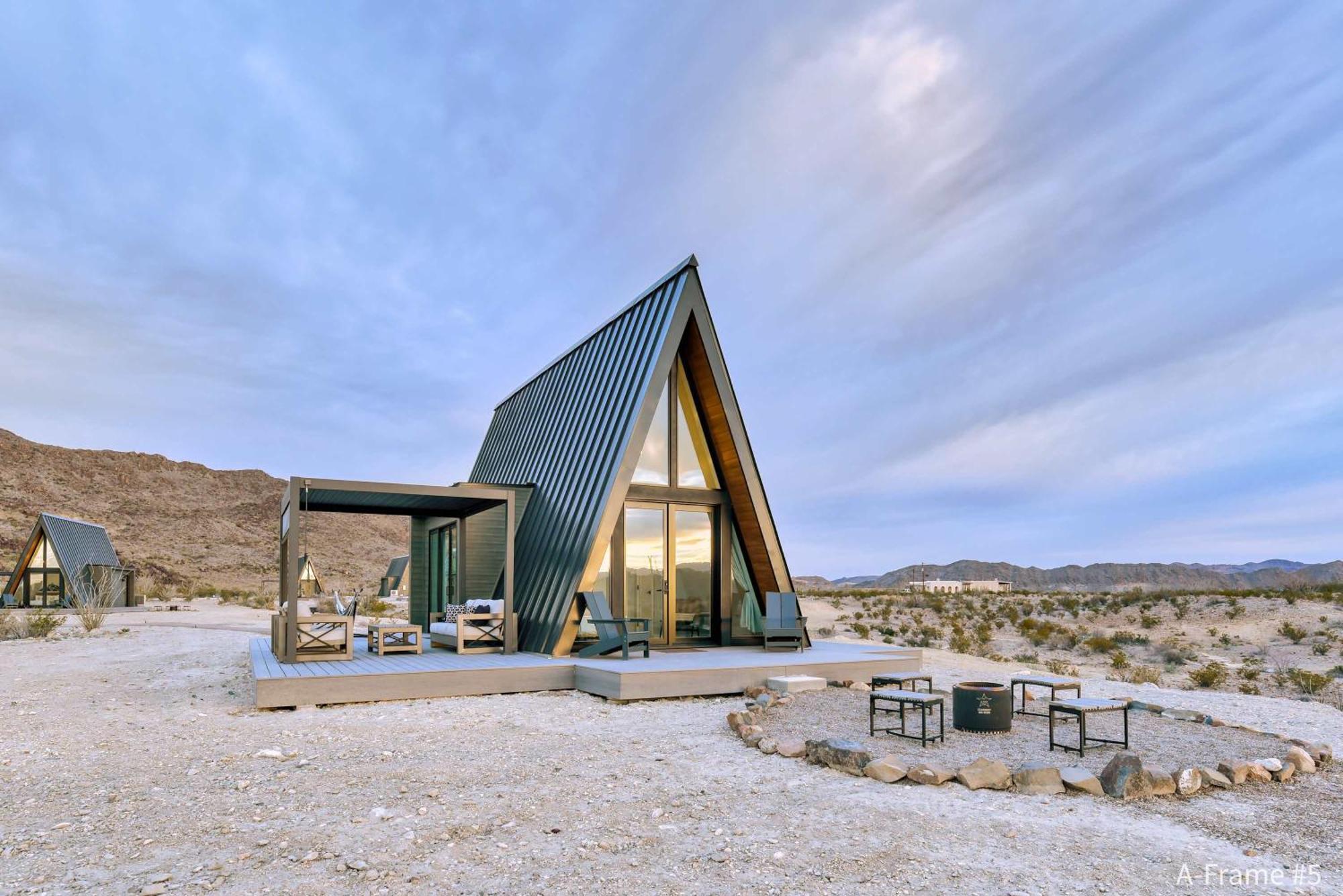 Stardust Big Bend Luxury A-Frame#5 Great Views Villa Terlingua Buitenkant foto