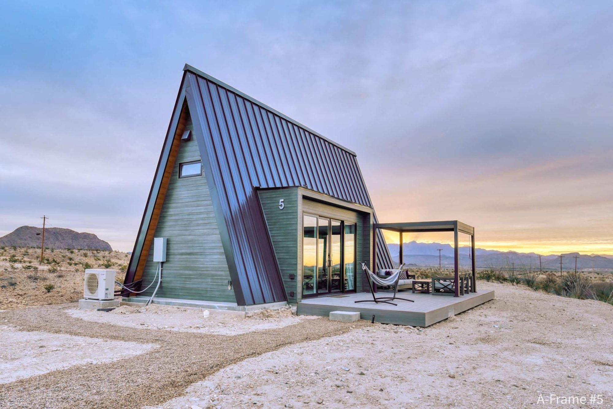 Stardust Big Bend Luxury A-Frame#5 Great Views Villa Terlingua Buitenkant foto