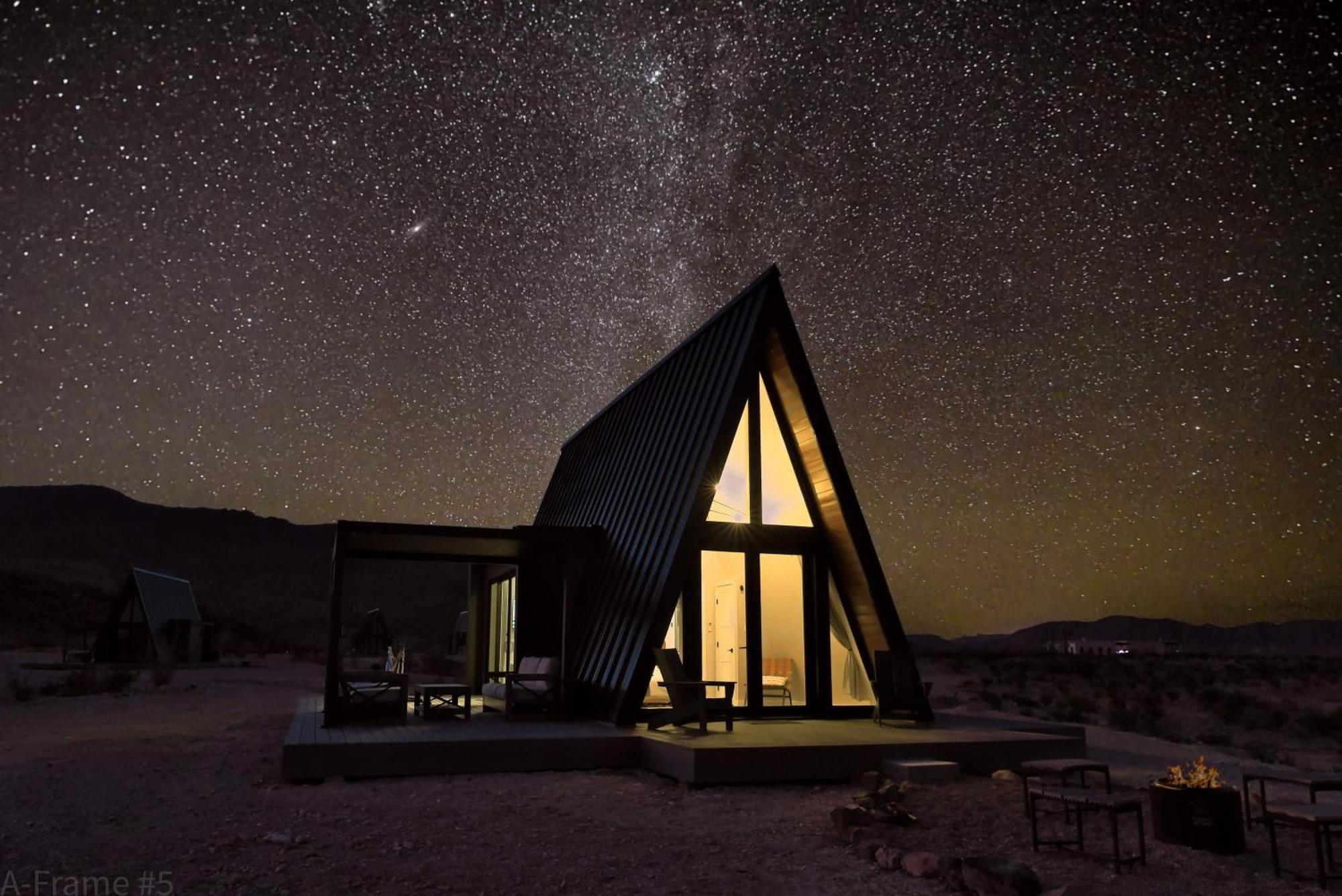 Stardust Big Bend Luxury A-Frame#5 Great Views Villa Terlingua Buitenkant foto