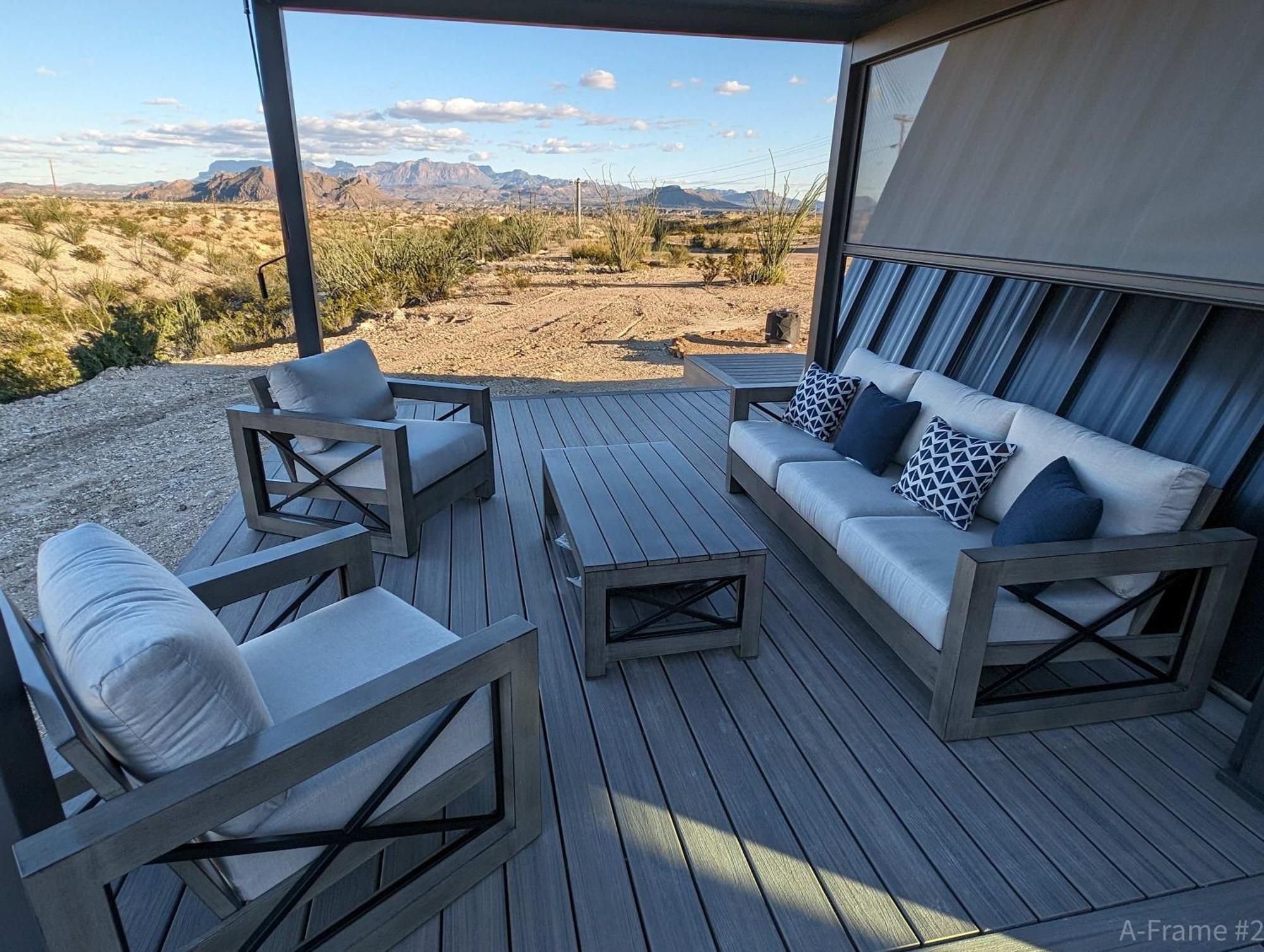 Stardust Big Bend Luxury A-Frame#5 Great Views Villa Terlingua Buitenkant foto